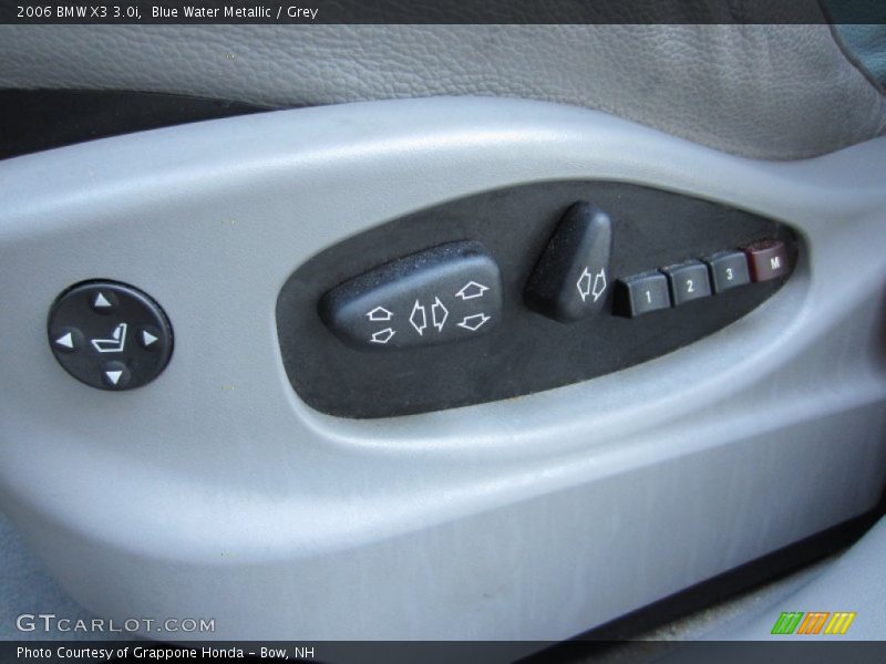 Blue Water Metallic / Grey 2006 BMW X3 3.0i