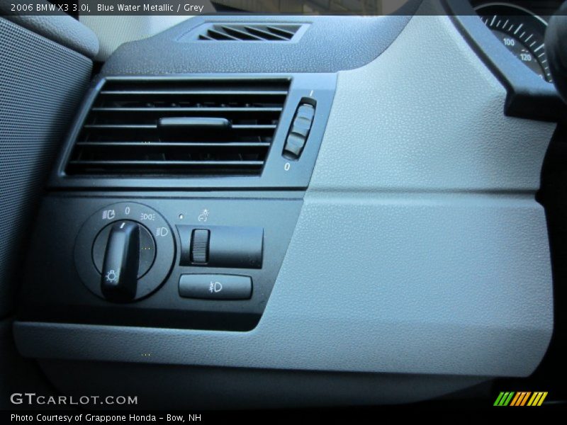 Blue Water Metallic / Grey 2006 BMW X3 3.0i
