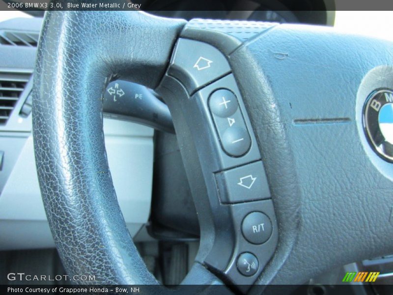 Blue Water Metallic / Grey 2006 BMW X3 3.0i