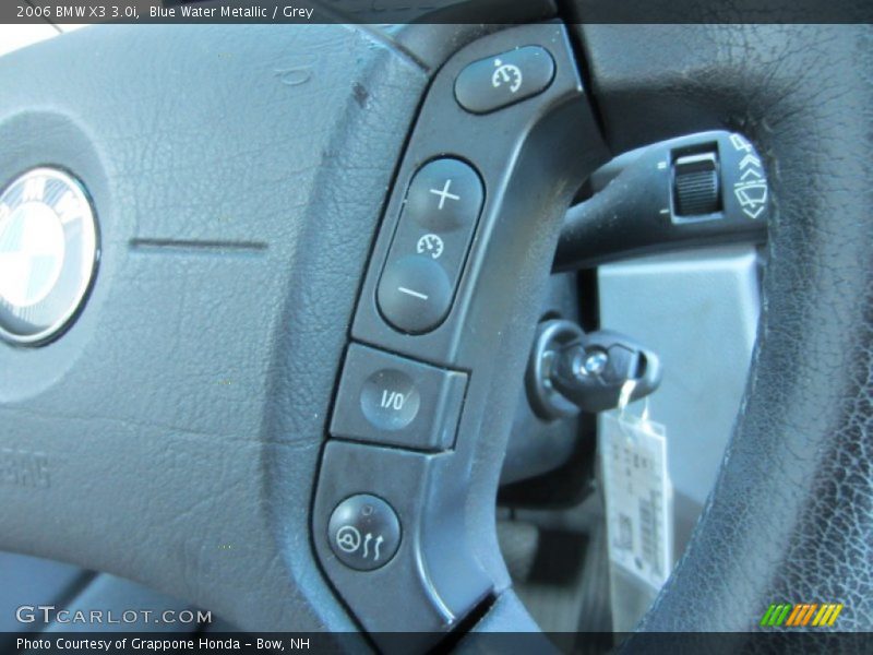Blue Water Metallic / Grey 2006 BMW X3 3.0i
