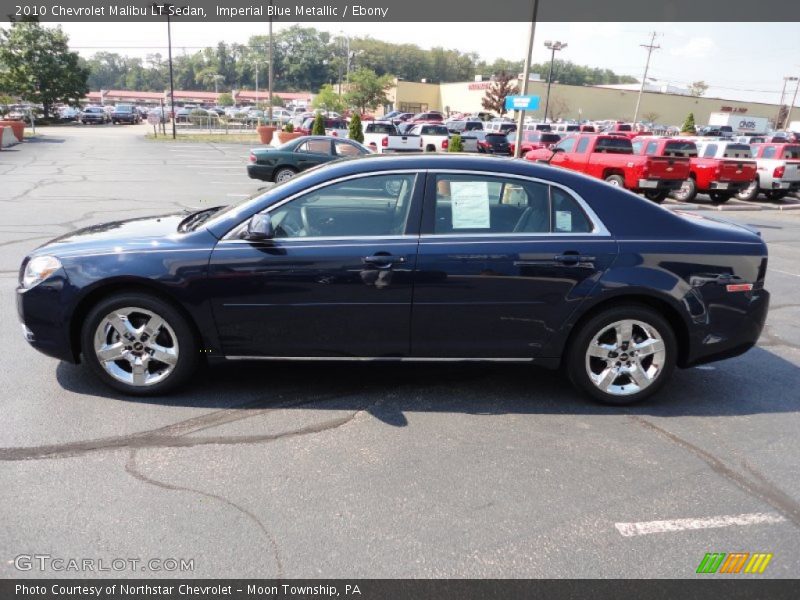 Imperial Blue Metallic / Ebony 2010 Chevrolet Malibu LT Sedan