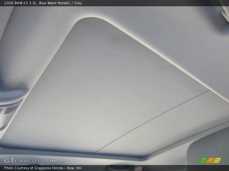 Blue Water Metallic / Grey 2006 BMW X3 3.0i