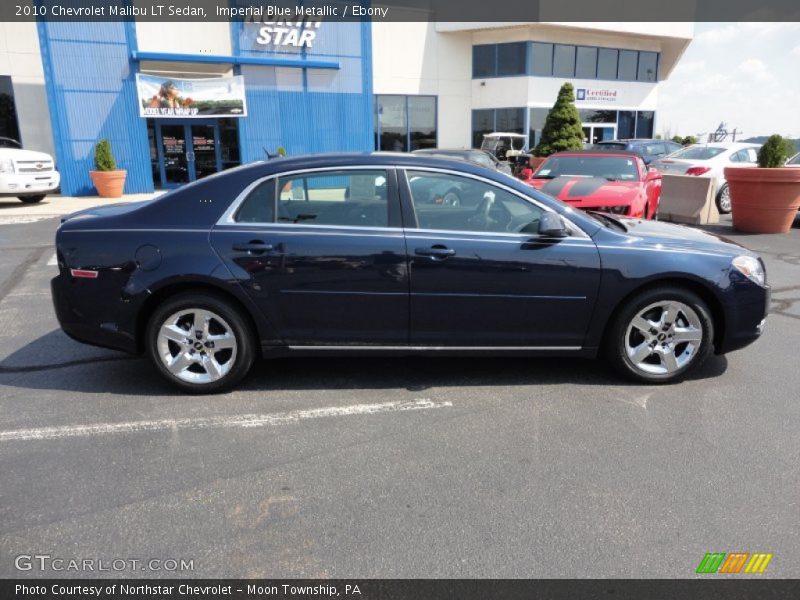 Imperial Blue Metallic / Ebony 2010 Chevrolet Malibu LT Sedan