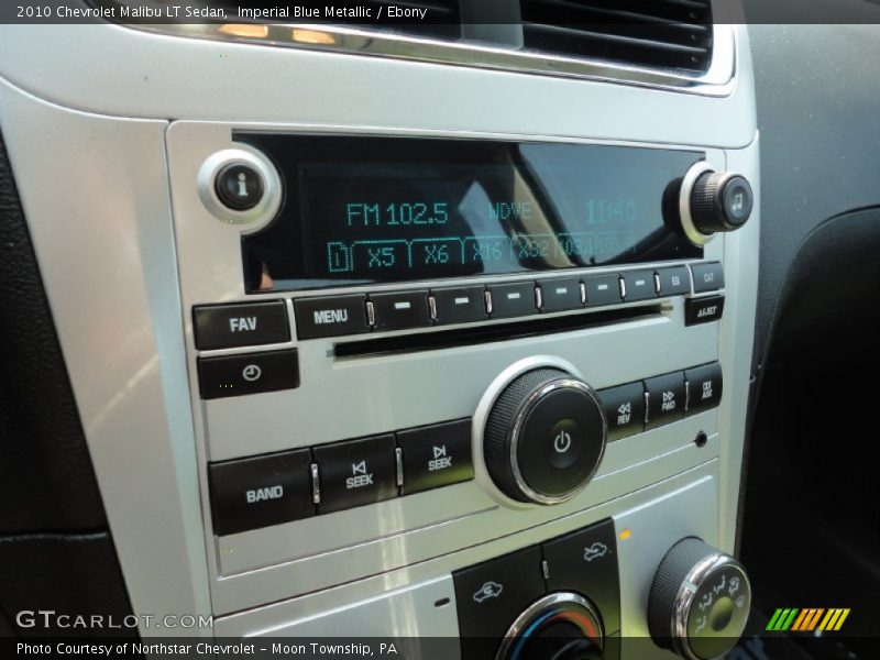 Imperial Blue Metallic / Ebony 2010 Chevrolet Malibu LT Sedan