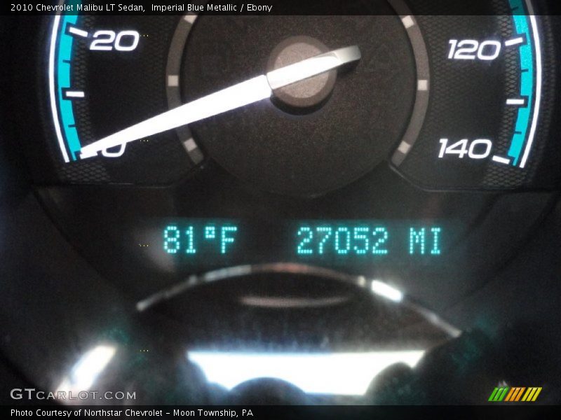 Imperial Blue Metallic / Ebony 2010 Chevrolet Malibu LT Sedan
