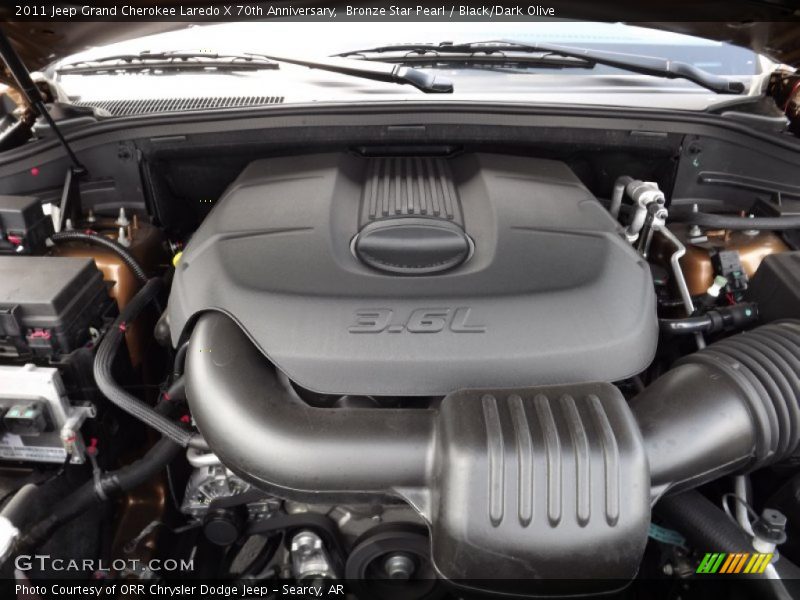  2011 Grand Cherokee Laredo X 70th Anniversary Engine - 3.6 Liter DOHC 24-Valve VVT V6