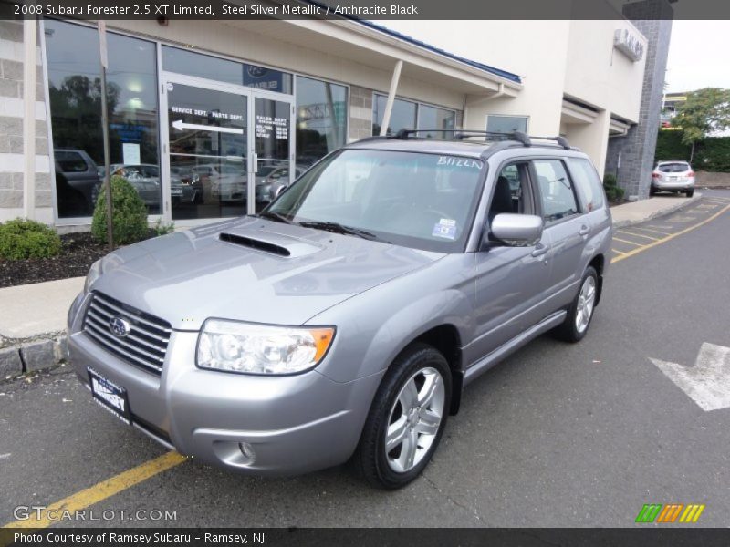 Steel Silver Metallic / Anthracite Black 2008 Subaru Forester 2.5 XT Limited