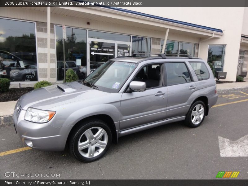 Steel Silver Metallic / Anthracite Black 2008 Subaru Forester 2.5 XT Limited