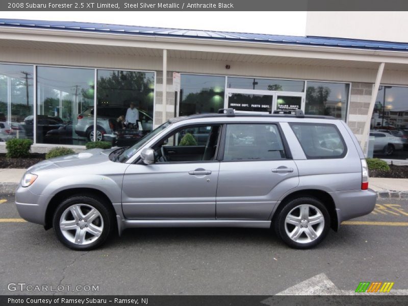 Steel Silver Metallic / Anthracite Black 2008 Subaru Forester 2.5 XT Limited