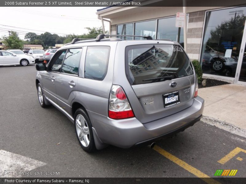 Steel Silver Metallic / Anthracite Black 2008 Subaru Forester 2.5 XT Limited