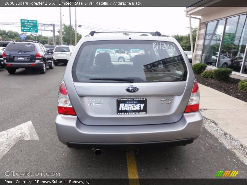 Steel Silver Metallic / Anthracite Black 2008 Subaru Forester 2.5 XT Limited