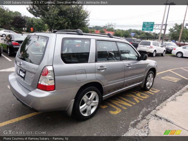Steel Silver Metallic / Anthracite Black 2008 Subaru Forester 2.5 XT Limited