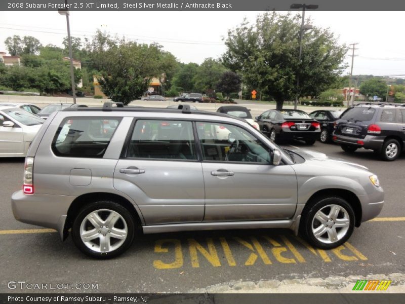Steel Silver Metallic / Anthracite Black 2008 Subaru Forester 2.5 XT Limited