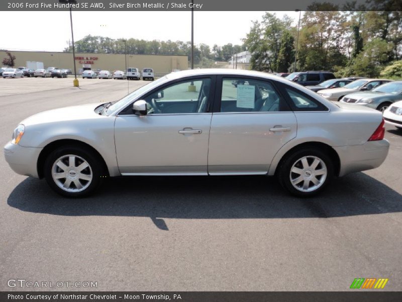 Silver Birch Metallic / Shale Grey 2006 Ford Five Hundred SE AWD