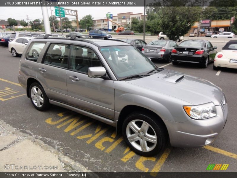 Steel Silver Metallic / Anthracite Black 2008 Subaru Forester 2.5 XT Limited