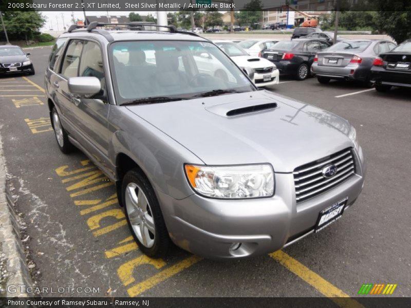 Steel Silver Metallic / Anthracite Black 2008 Subaru Forester 2.5 XT Limited