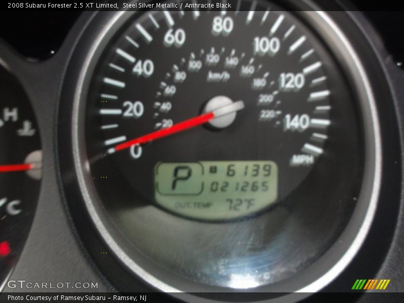 Steel Silver Metallic / Anthracite Black 2008 Subaru Forester 2.5 XT Limited