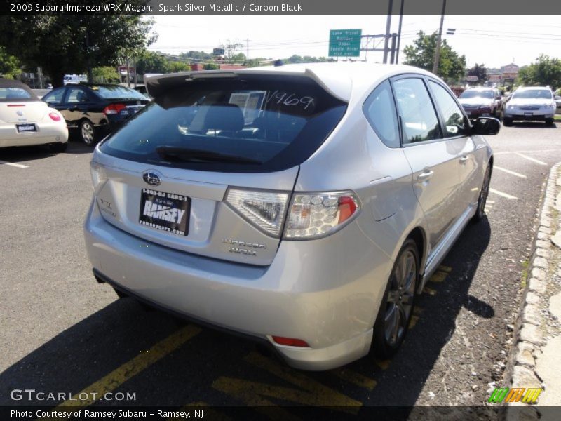 Spark Silver Metallic / Carbon Black 2009 Subaru Impreza WRX Wagon