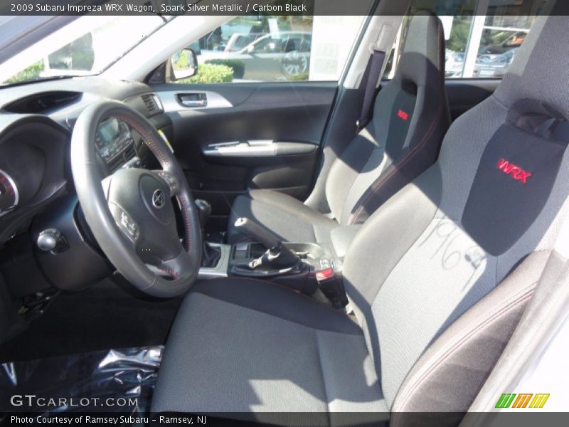 Spark Silver Metallic / Carbon Black 2009 Subaru Impreza WRX Wagon