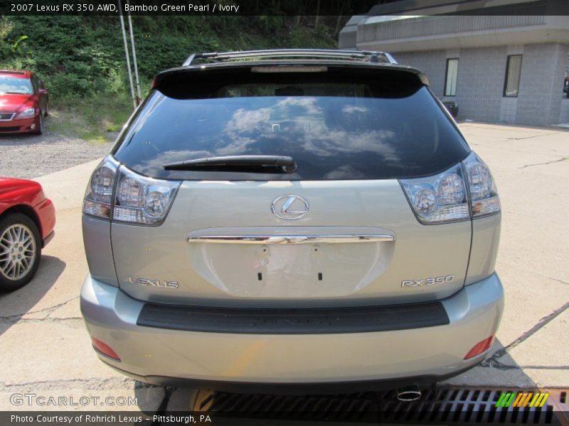Bamboo Green Pearl / Ivory 2007 Lexus RX 350 AWD