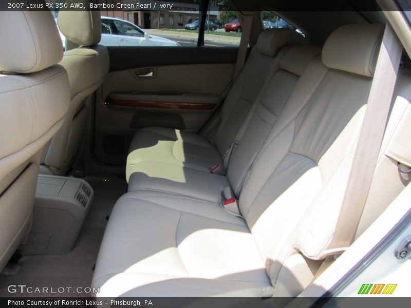 Bamboo Green Pearl / Ivory 2007 Lexus RX 350 AWD