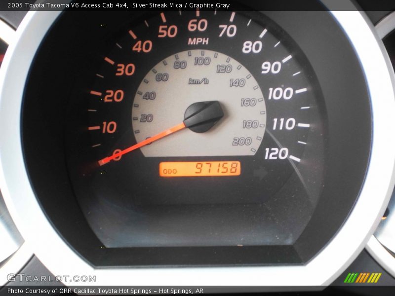 Silver Streak Mica / Graphite Gray 2005 Toyota Tacoma V6 Access Cab 4x4
