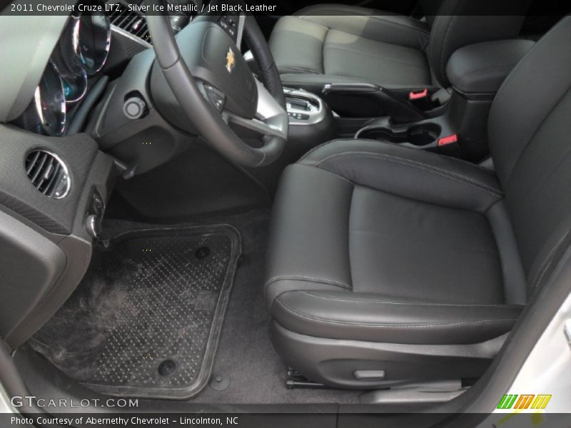Silver Ice Metallic / Jet Black Leather 2011 Chevrolet Cruze LTZ