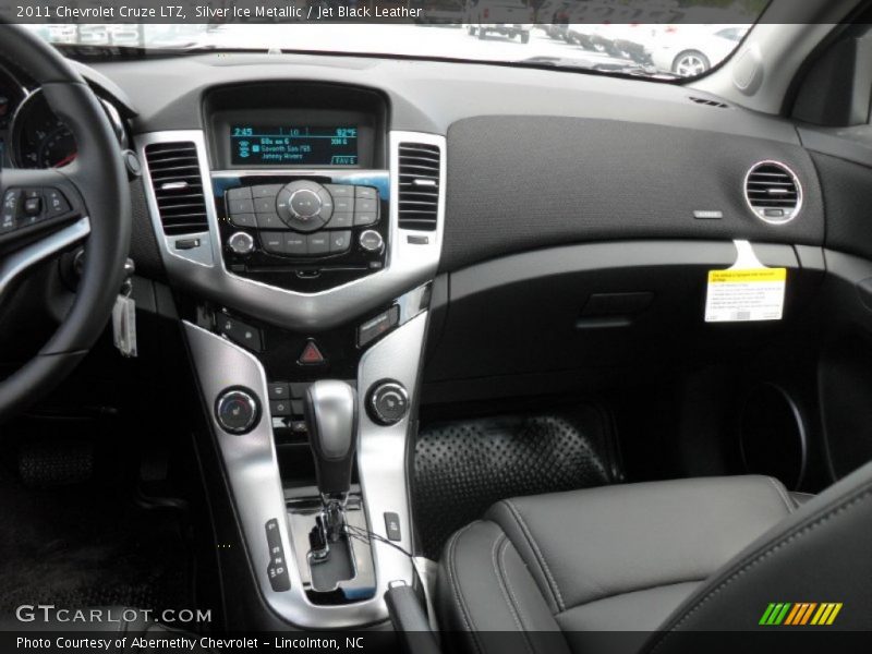 Silver Ice Metallic / Jet Black Leather 2011 Chevrolet Cruze LTZ