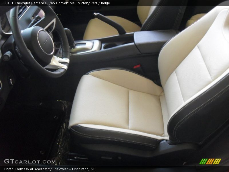  2011 Camaro LT/RS Convertible Beige Interior