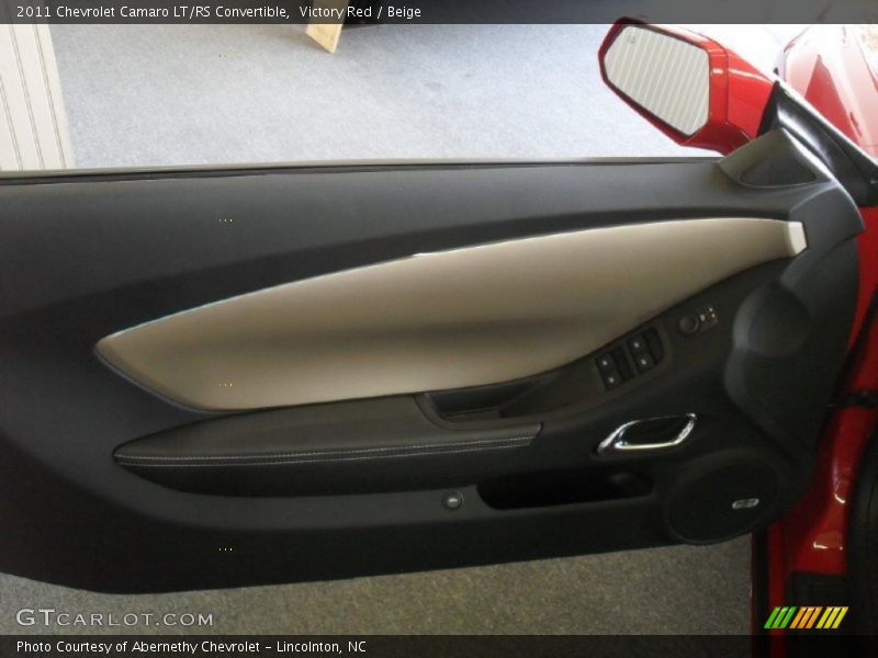 Victory Red / Beige 2011 Chevrolet Camaro LT/RS Convertible