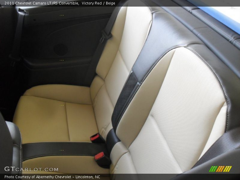 2011 Camaro LT/RS Convertible Beige Interior
