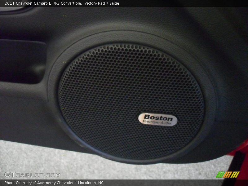 Audio System of 2011 Camaro LT/RS Convertible
