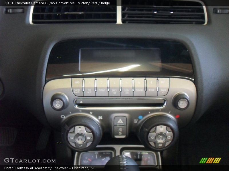 Audio System of 2011 Camaro LT/RS Convertible