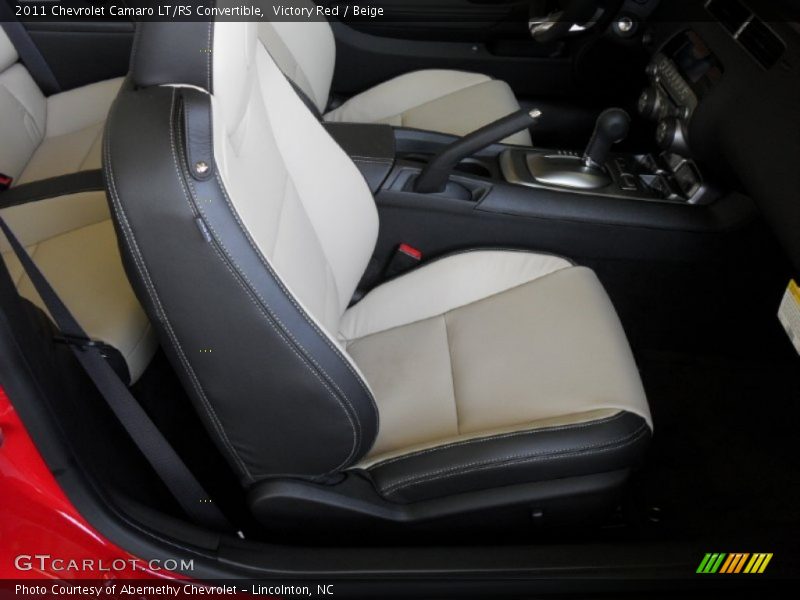 Victory Red / Beige 2011 Chevrolet Camaro LT/RS Convertible