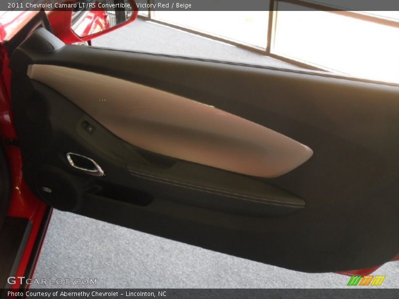 Victory Red / Beige 2011 Chevrolet Camaro LT/RS Convertible