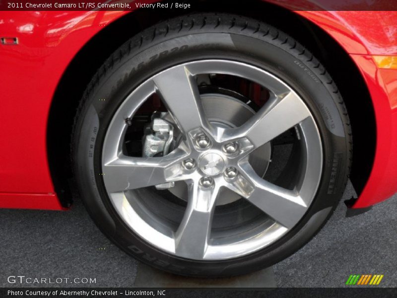  2011 Camaro LT/RS Convertible Wheel