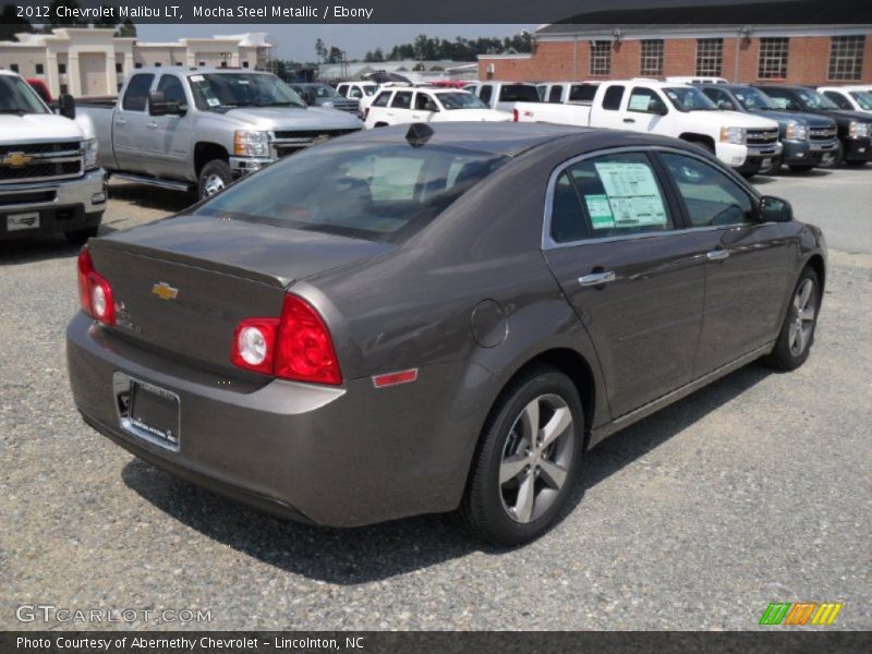 Mocha Steel Metallic / Ebony 2012 Chevrolet Malibu LT
