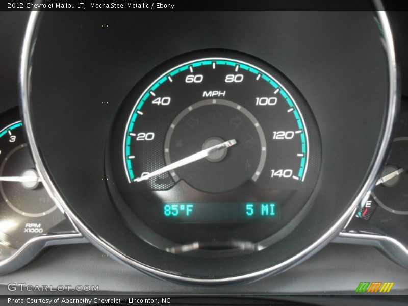 Mocha Steel Metallic / Ebony 2012 Chevrolet Malibu LT