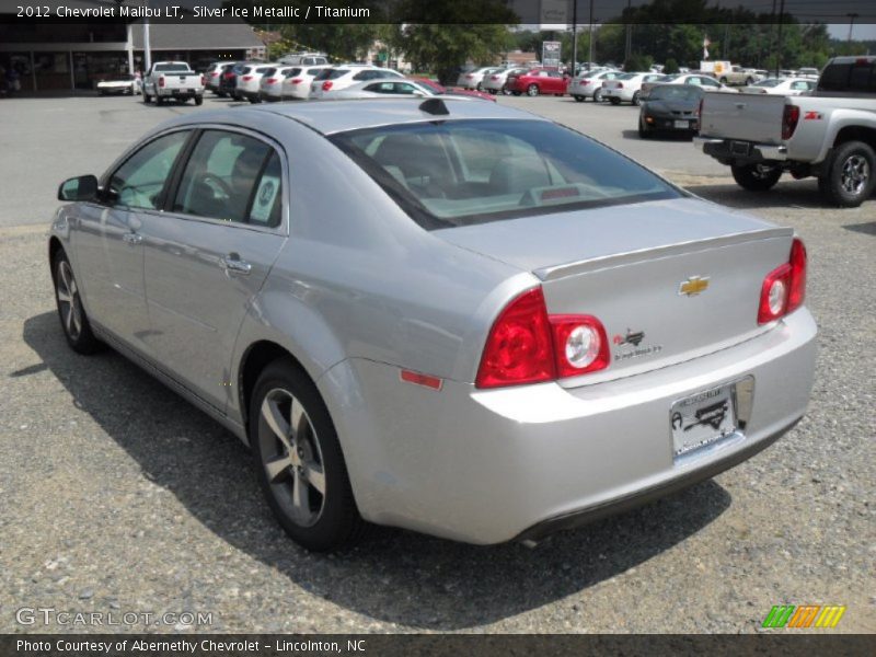 Silver Ice Metallic / Titanium 2012 Chevrolet Malibu LT