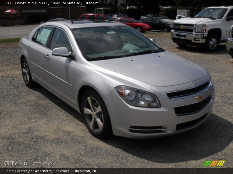 Silver Ice Metallic / Titanium 2012 Chevrolet Malibu LT