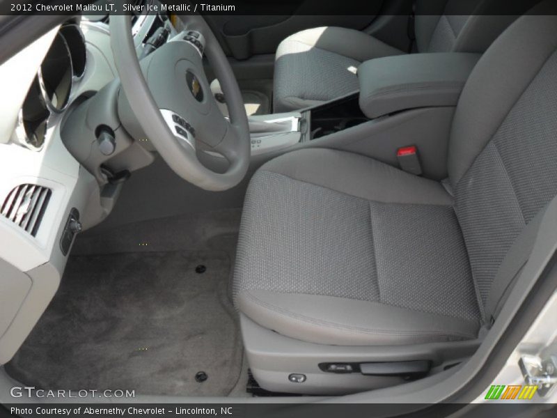 Silver Ice Metallic / Titanium 2012 Chevrolet Malibu LT