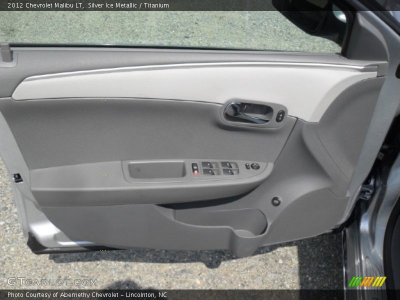 Silver Ice Metallic / Titanium 2012 Chevrolet Malibu LT
