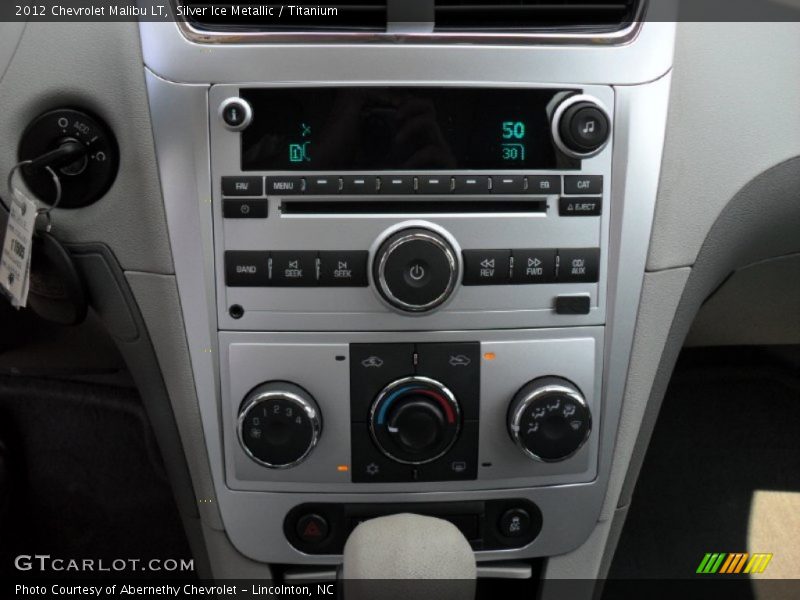 Silver Ice Metallic / Titanium 2012 Chevrolet Malibu LT