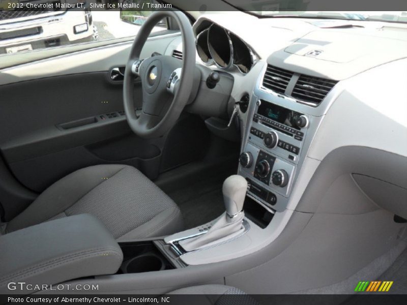 Silver Ice Metallic / Titanium 2012 Chevrolet Malibu LT