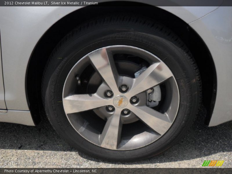 Silver Ice Metallic / Titanium 2012 Chevrolet Malibu LT