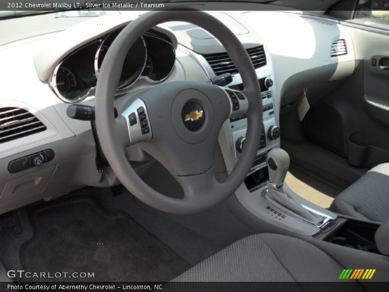 Silver Ice Metallic / Titanium 2012 Chevrolet Malibu LT