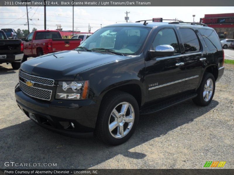 Black Granite Metallic / Light Titanium/Dark Titanium 2011 Chevrolet Tahoe LTZ 4x4