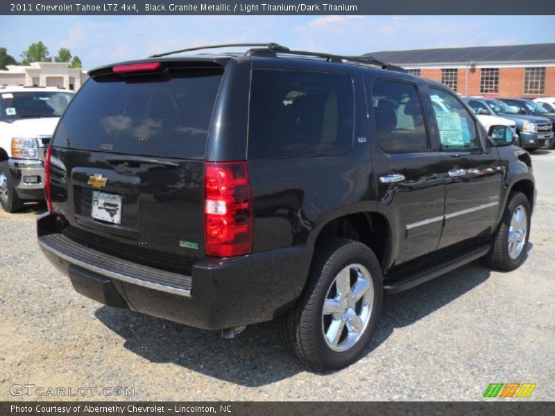 Black Granite Metallic / Light Titanium/Dark Titanium 2011 Chevrolet Tahoe LTZ 4x4