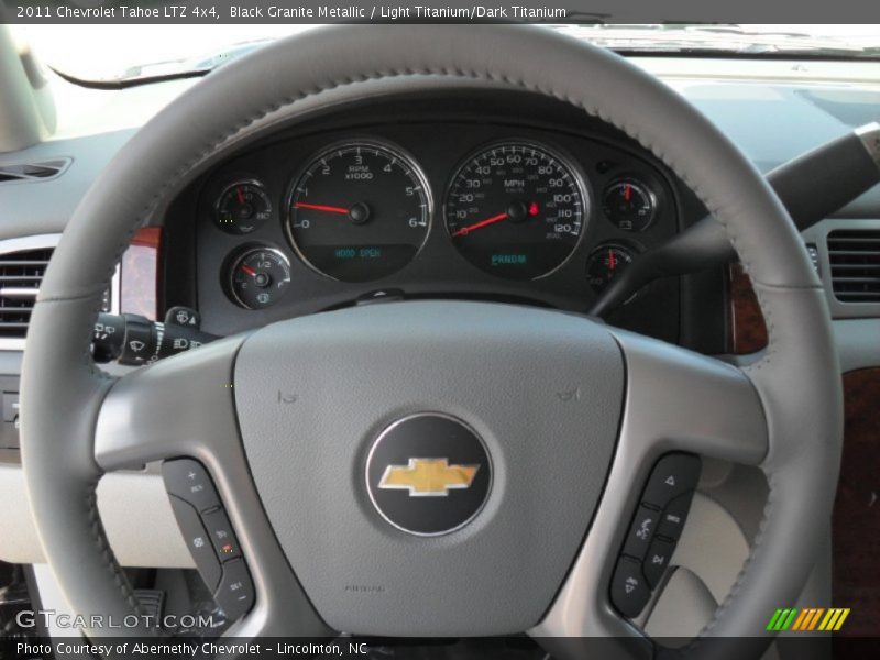 Black Granite Metallic / Light Titanium/Dark Titanium 2011 Chevrolet Tahoe LTZ 4x4