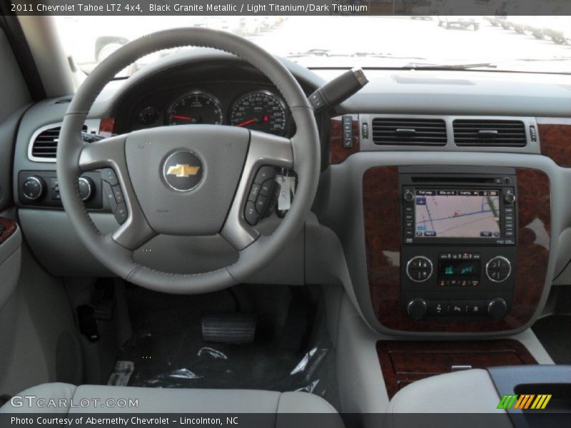 Black Granite Metallic / Light Titanium/Dark Titanium 2011 Chevrolet Tahoe LTZ 4x4